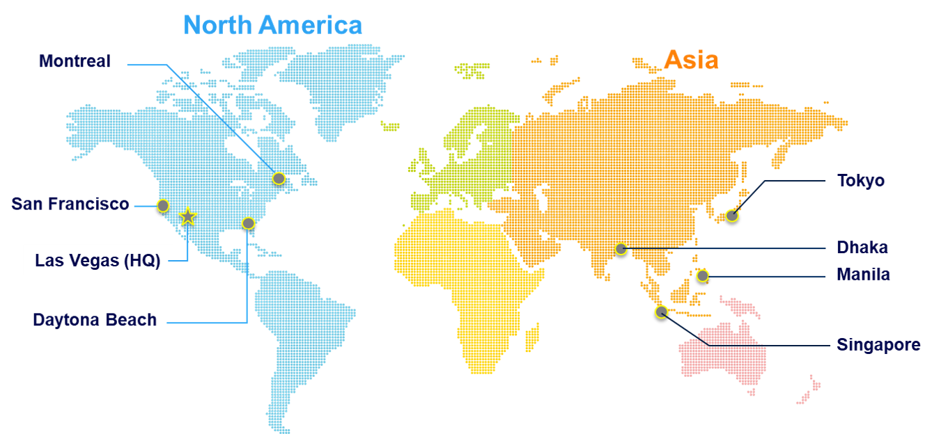 Location of AnyConnect's offices